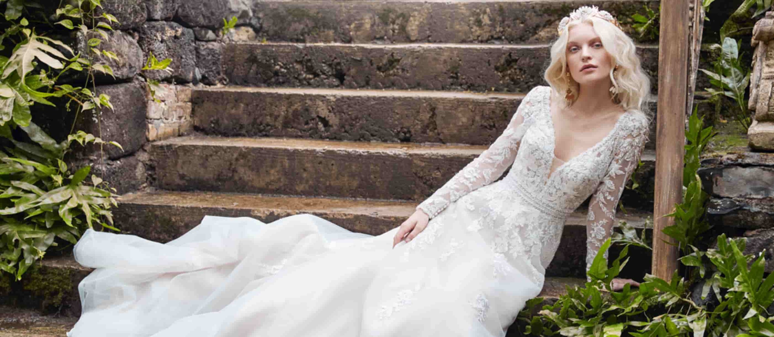 Photo of Model wearing a bridal gown by Maggie Sottero