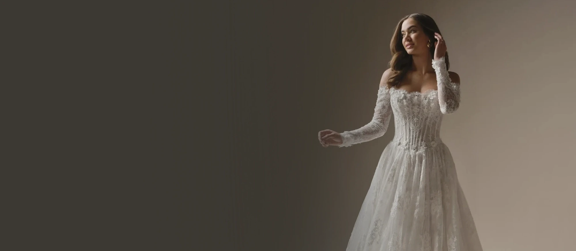 Photo of Model wearing a bridal gown by Maggie Sottero