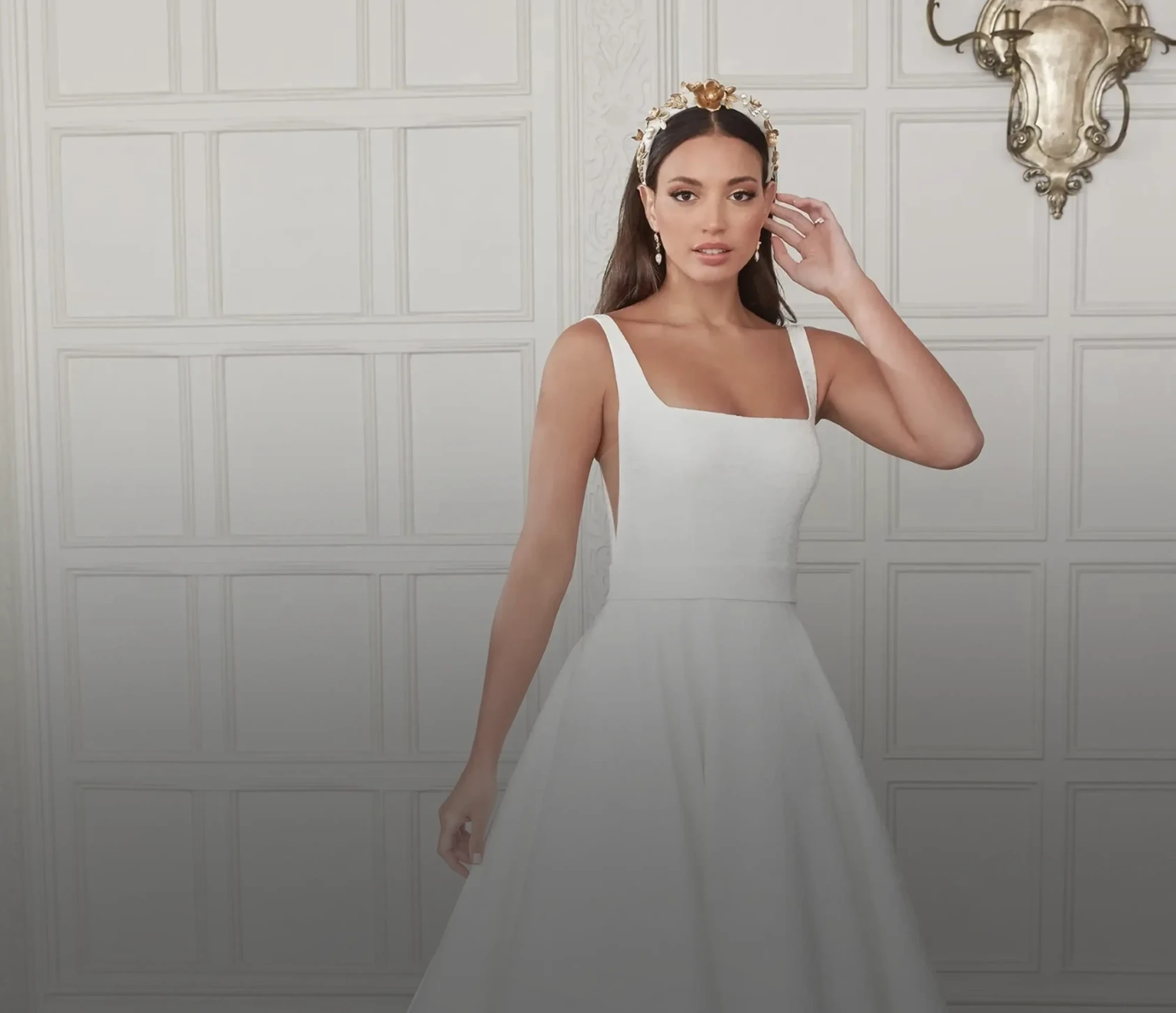 Photo of Model wearing a bridal gown by Sincerity