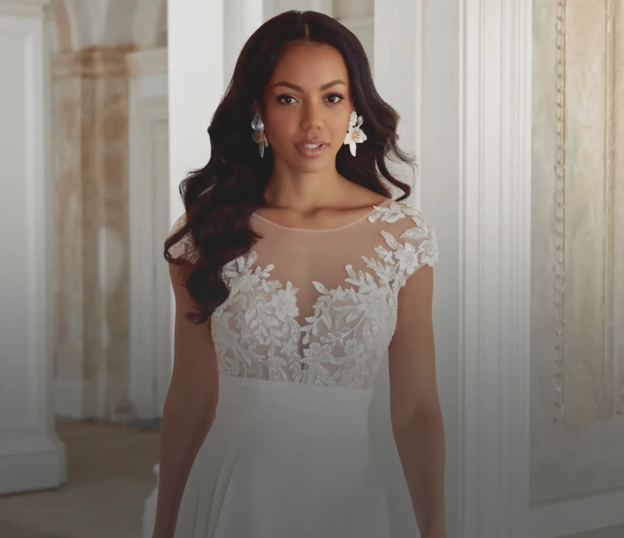 Photo of Model wearing a bridal gown by Sincerity