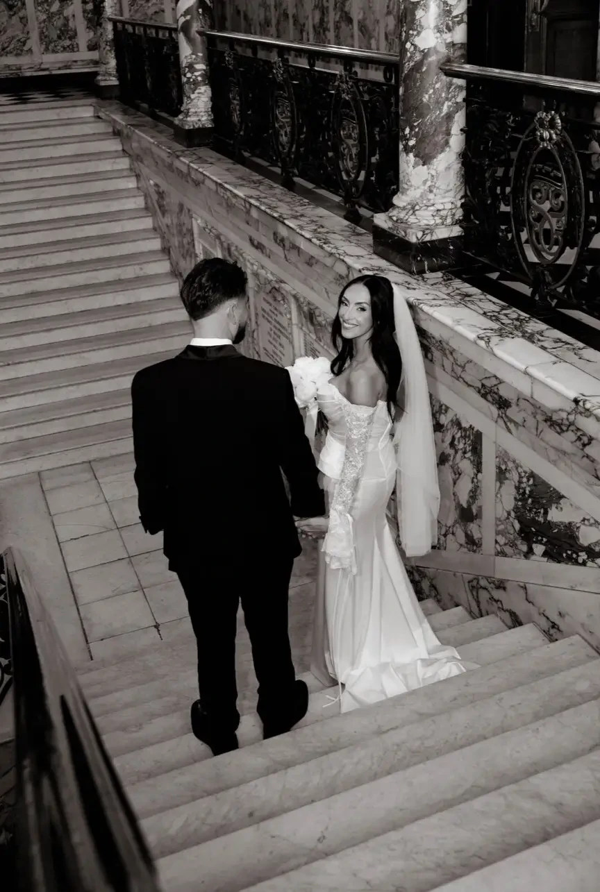 Paris & Callum wedding photo